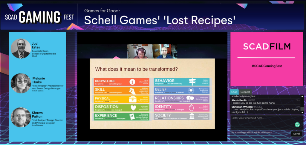 Gaming Fest – Schell Games’ “Lost Recipes”